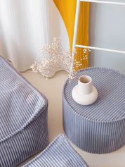 Wigiwama Sittpuff, Blueberry Blue - Azalea Home