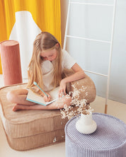 Wigiwama Sittpuff, Blueberry Blue - Azalea Home