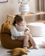 Wigiwama Sittpuff, Cream White - Azalea Home