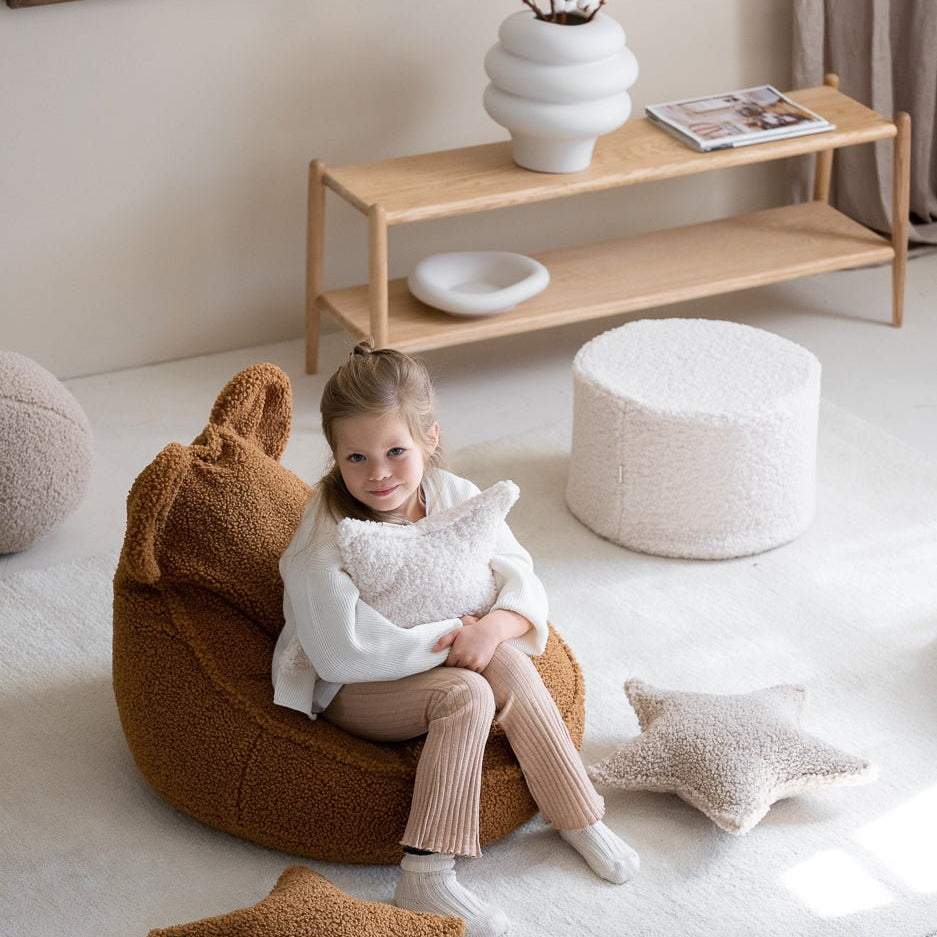 Wigiwama Sittpuff, Cream White - Azalea Home