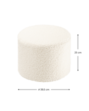 Wigiwama Sittpuff, Cream White - Azalea Home