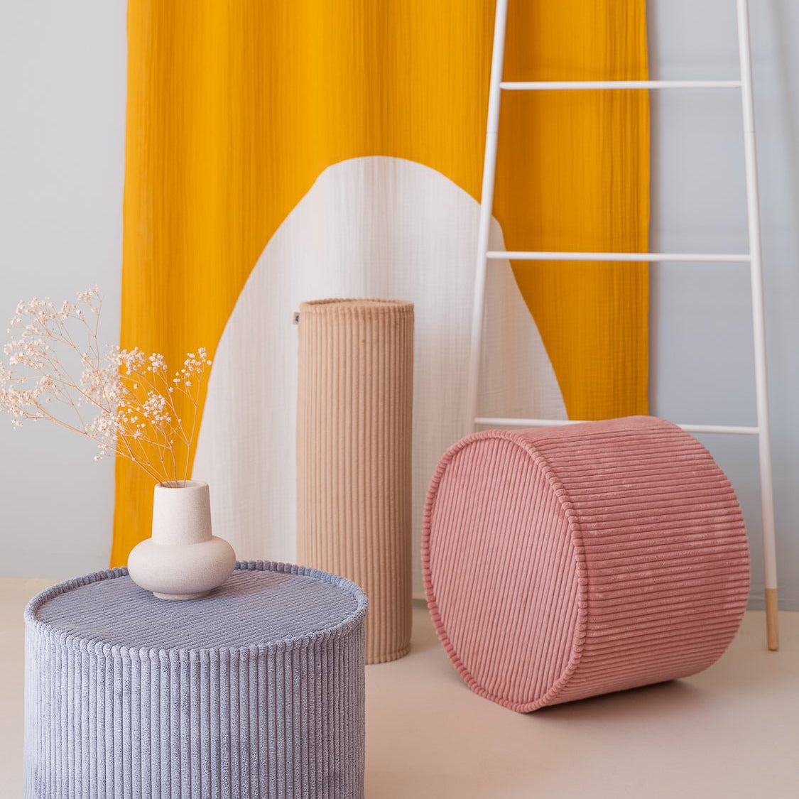 Wigiwama Sittpuff, Pink Mousse - Azalea Home