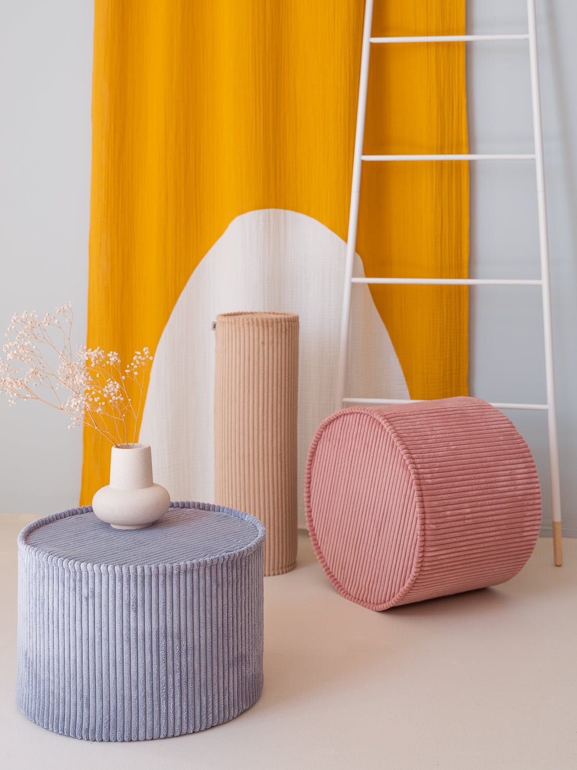 Wigiwama Sittpuff, Pink Mousse - Azalea Home