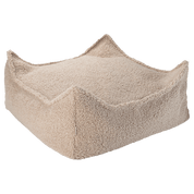 Wigiwama Square Barnpuff, Biscuit - Azalea Home