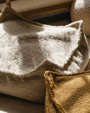 Wigiwama Square Barnpuff, Biscuit - Azalea Home
