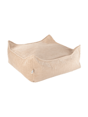 Wigiwama Square Barnpuff, Brown Sugar - Azalea Home
