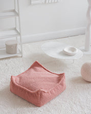 Wigiwama Square Barnpuff, Guava Pink - Azalea Home