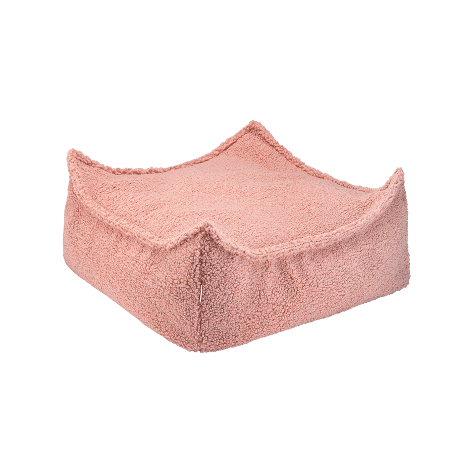 Wigiwama Square Barnpuff, Guava Pink - Azalea Home