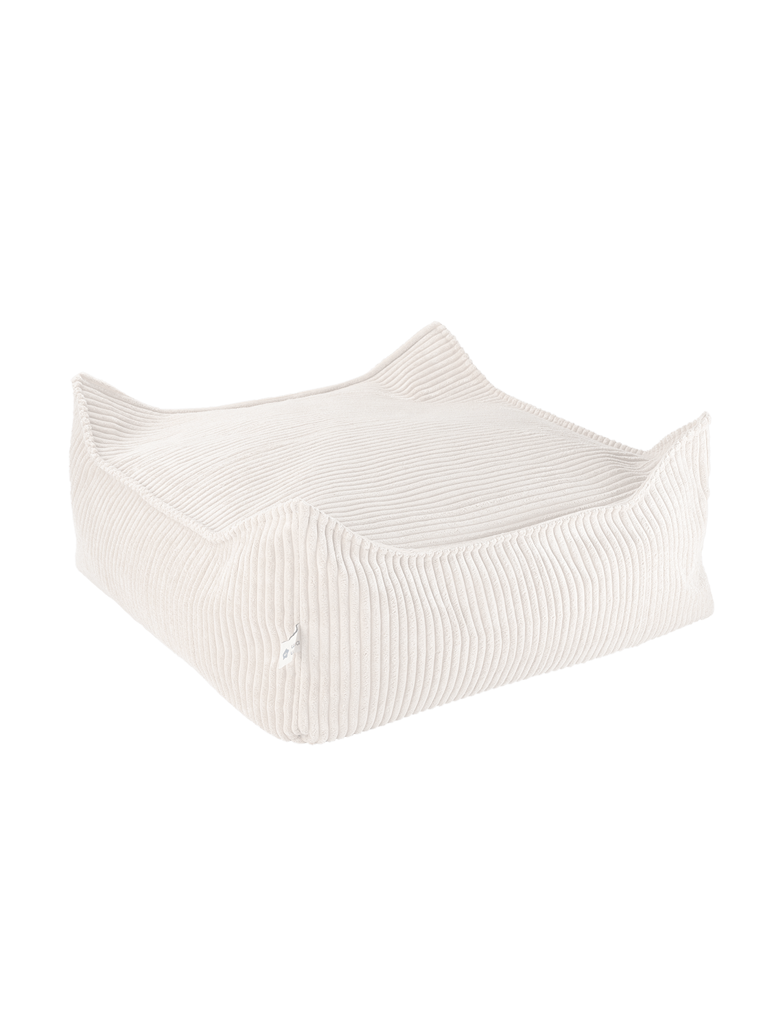 Wigiwama Square Barnpuff, Marshmallow - Azalea Home
