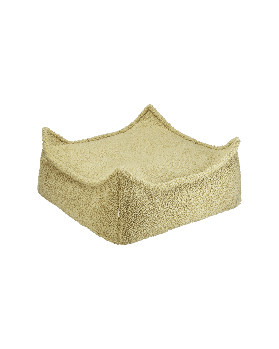 Wigiwama Square Barnpuff, Matcha - Azalea Home