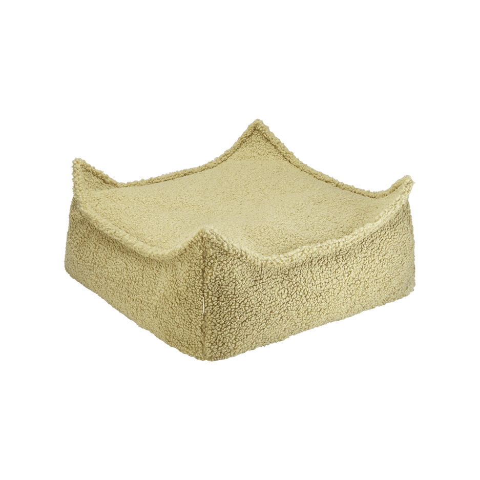 Wigiwama Square Barnpuff, Matcha - Azalea Home