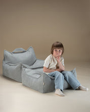 Wigiwama Square Barnpuff, Peppermint Green - Azalea Home