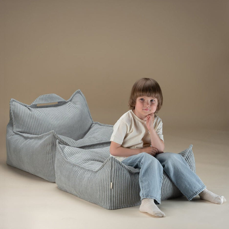Wigiwama Square Barnpuff, Peppermint Green - Azalea Home