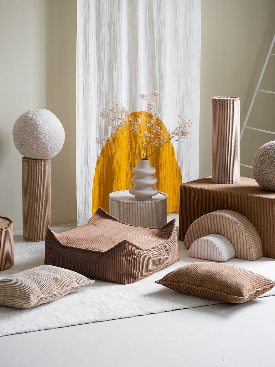 Wigiwama Square Barnpuff, Toffee - Azalea Home