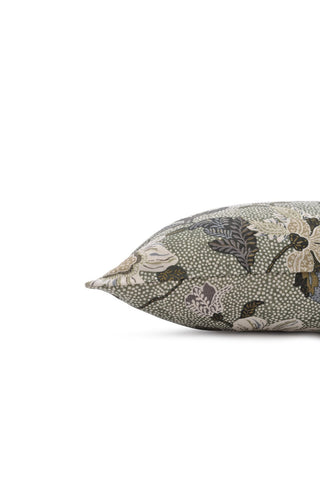 Flower Linen Kuddfodral 50x50cm, Mjuk grön
