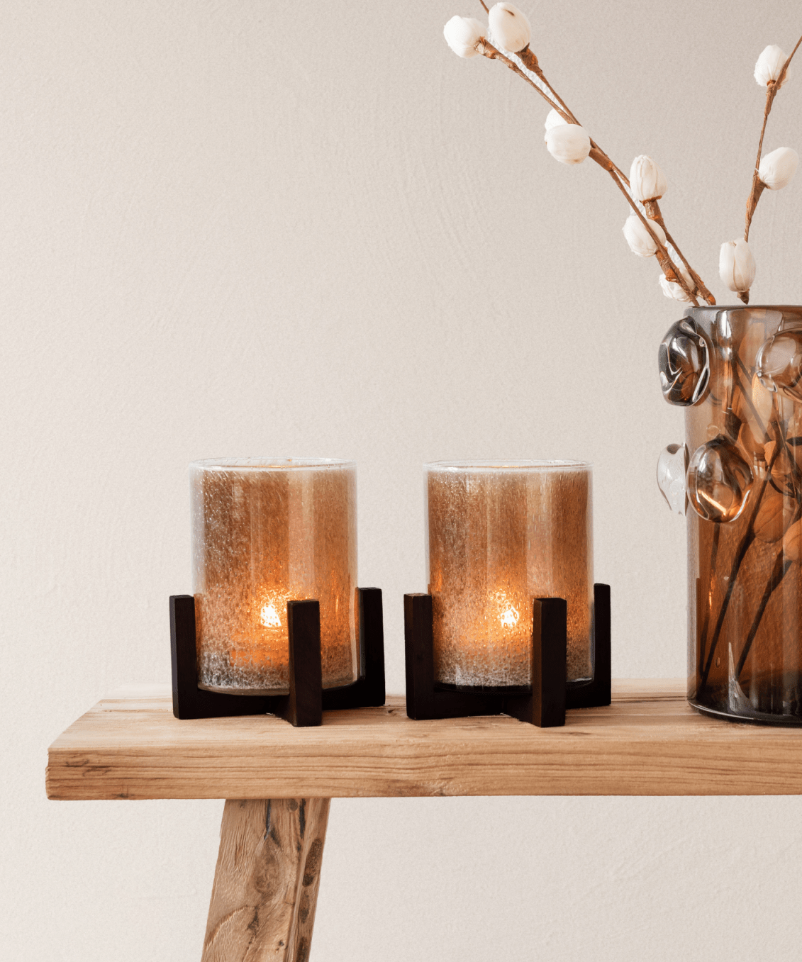 Zelected by Houze Brighton Ljuslykta, Brun - Azalea Home