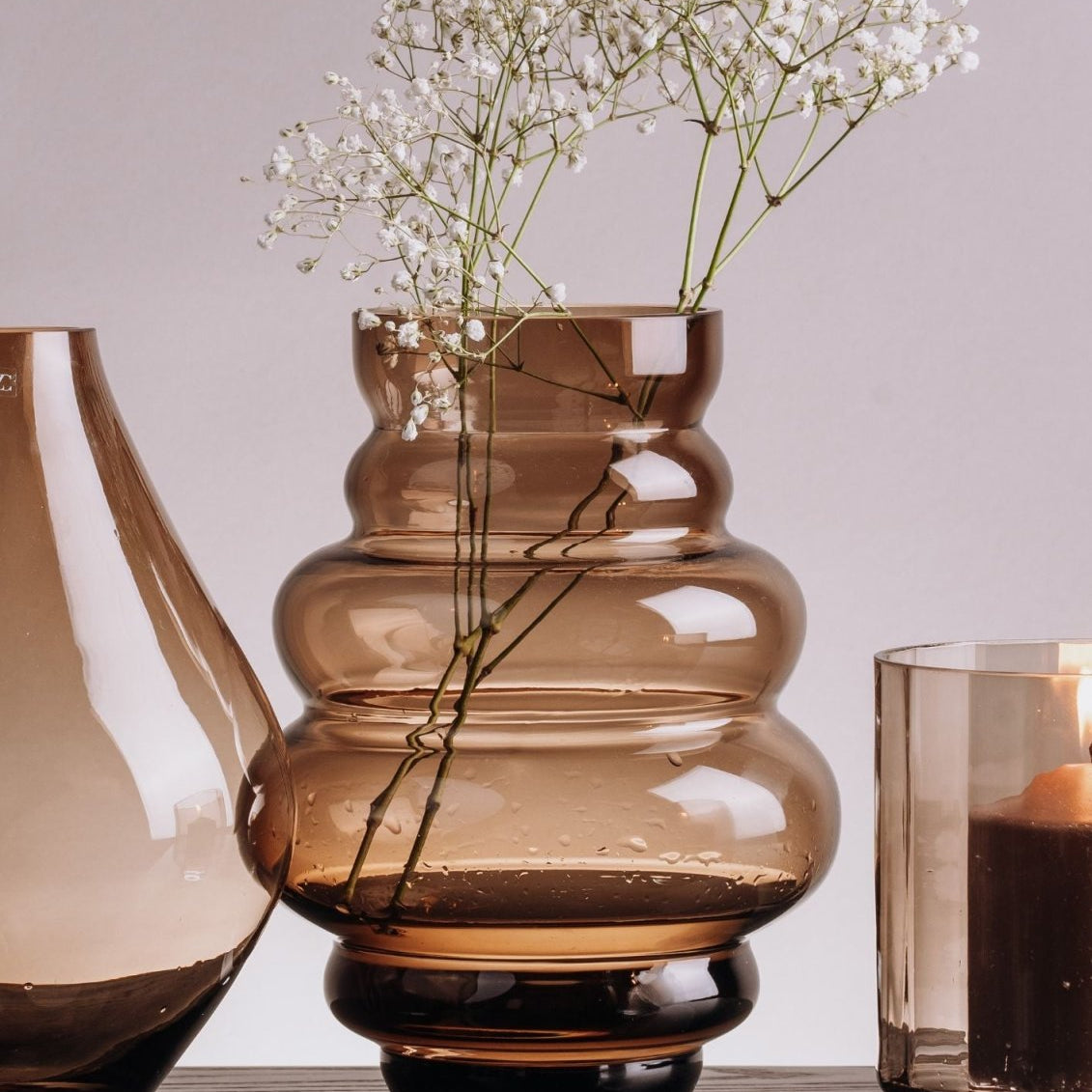 Zelected by Houze Diana Vas, topaz - Azalea Home
