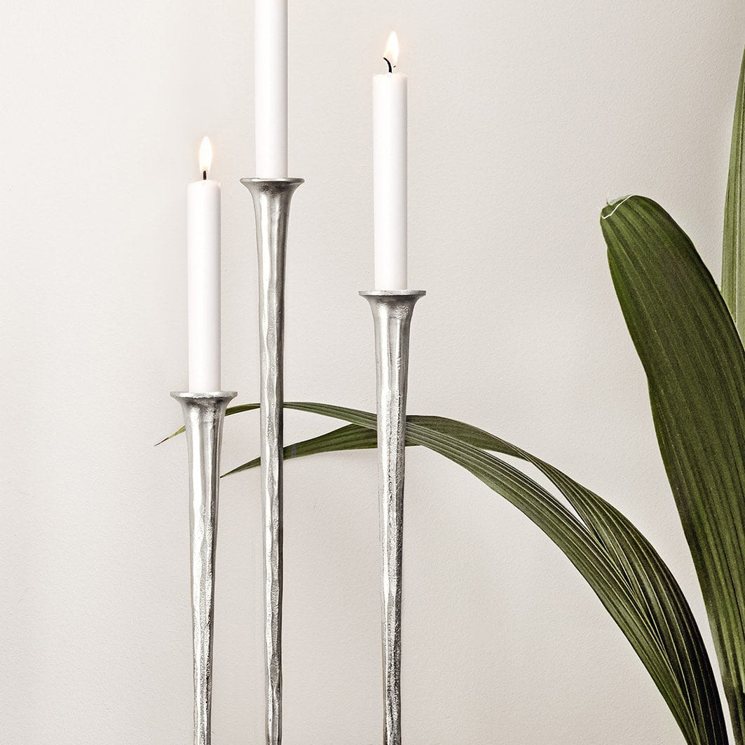 Zelected by Houze Gallery Ljusstakar 3 - Pack, Silver - Azalea Home