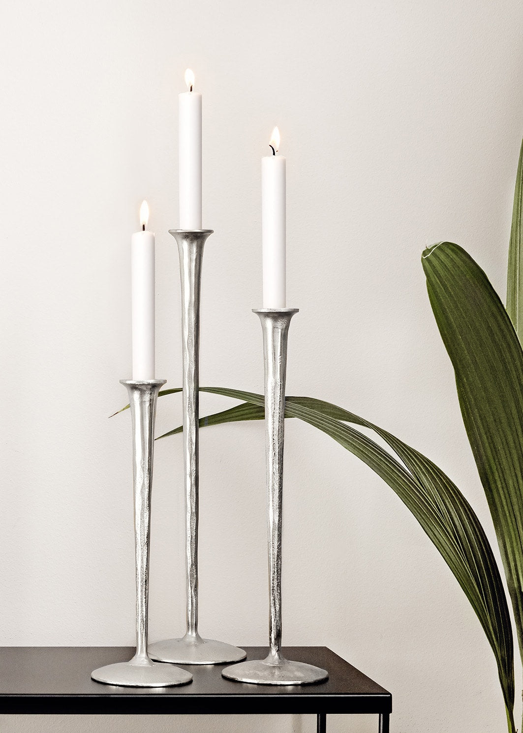 Zelected by Houze Gallery Ljusstakar 3 - Pack, Silver - Azalea Home