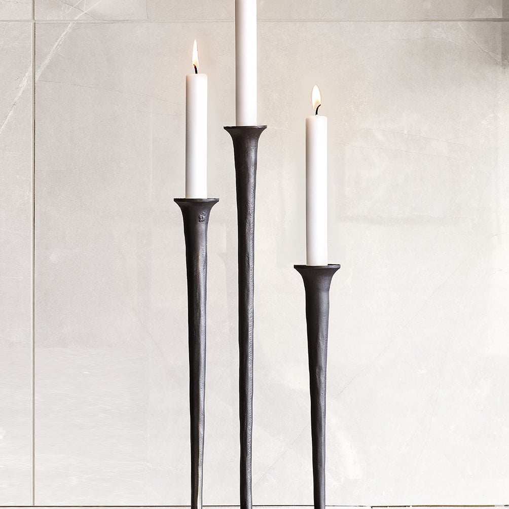 Zelected by Houze Gallery Ljusstakar 3 - Pack, Svart - Azalea Home