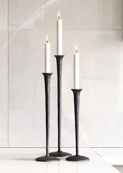 Zelected by Houze Gallery Ljusstakar 3 - Pack, Svart - Azalea Home