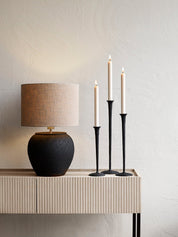 Zelected by Houze Gallery Ljusstakar 3 - Pack, Svart - Azalea Home