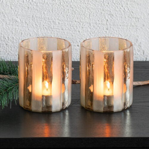 Zelected by Houze Ljuslykta Amber 2 - pack - Azalea Home