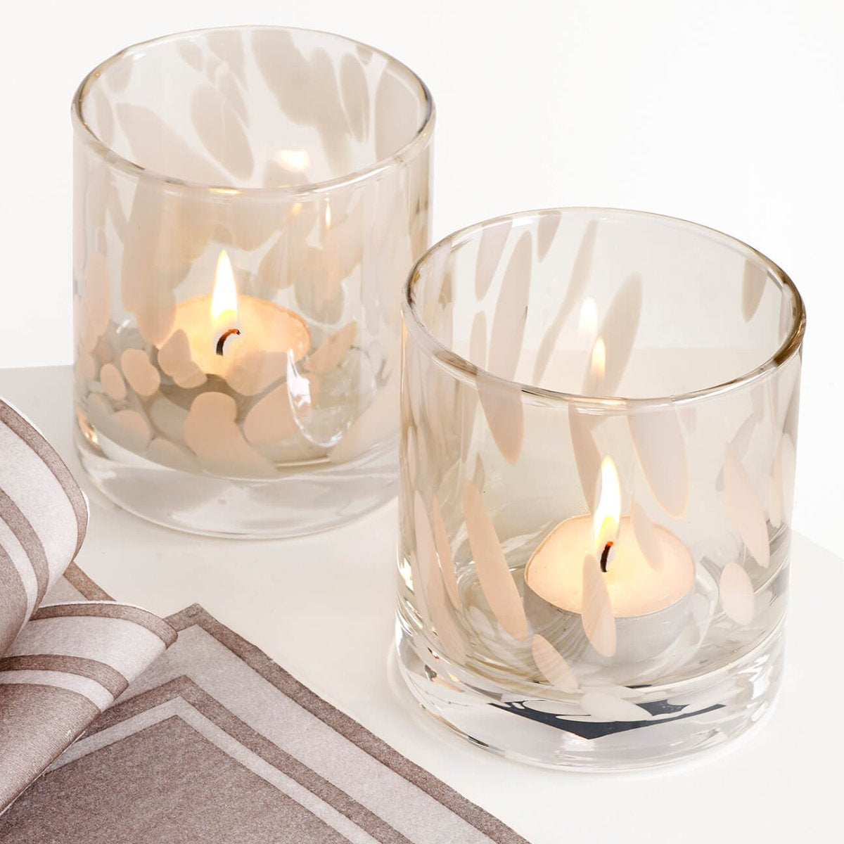 Zelected by Houze Ljuslykta Oyster Vanilla Bean - Azalea Home
